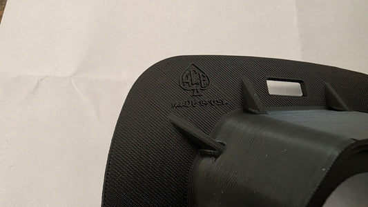3D Printed Mach 1 - Plain Textured LED Fog Light Adapter Kit