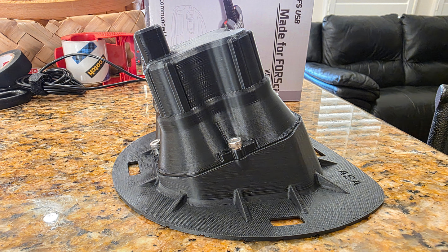3D Printed Fog Light Adapters and SS3 Housing Mock-Up