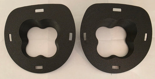 3D Printed Mach 1 - Plain Textured LED Fog Light Adapter Kit