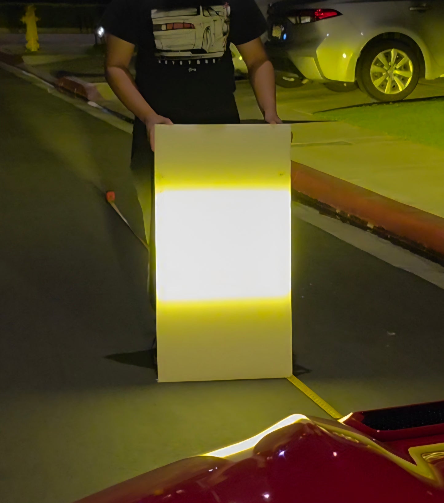 3D Printed Mach 1 - Hex Pattern LED Fog Light Adapter Kit