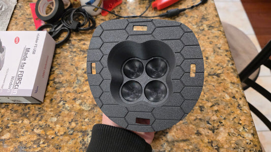 3D Printed Fog Light Adapters and SS3 Housing Mock-Up