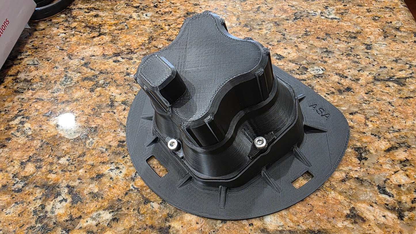 3D Printed Fog Light Adapters and SS3 Housing Mock-Up